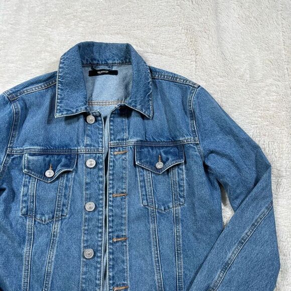 Hudson Blue Button Up Women’s Jacket Coat - Picture 2 of 6